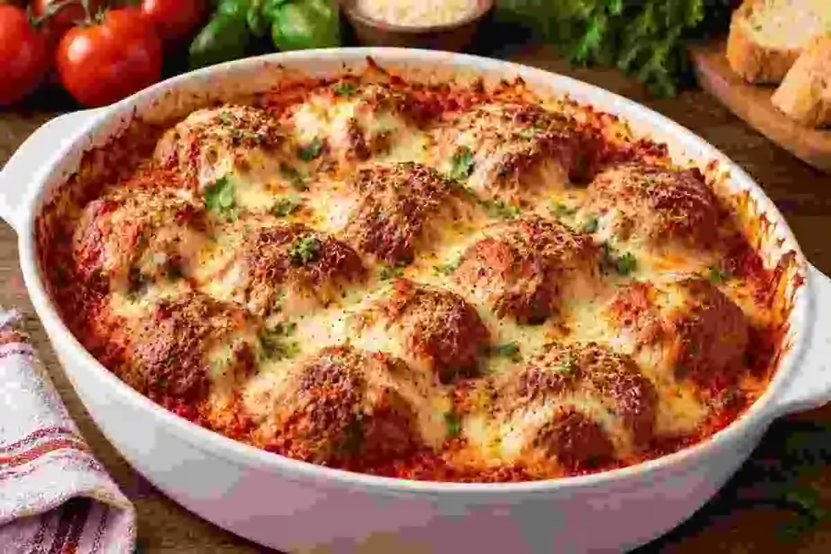 Baked Italian Meatballs