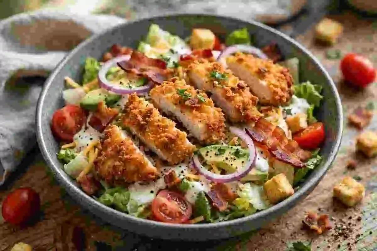 Fazoli's Crispy Chicken Bacon Ranch Salad
